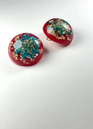 Orecchini cabochon con fiori essiccati, marke: bijoux made in Italy, zustand: Neu, 15,00 €, 16,45 € inklusive Vinted-Käuferschutz