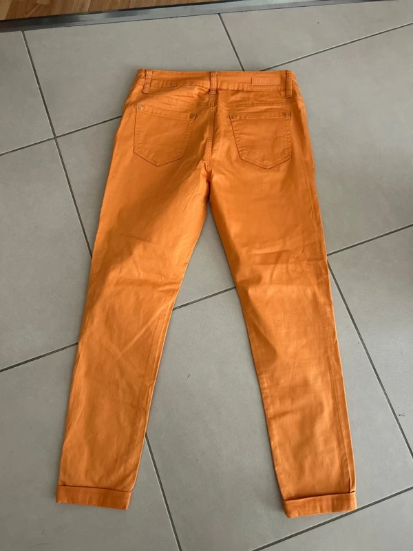 Coved pantalon stretch orange taille 40 - photo numéro 3