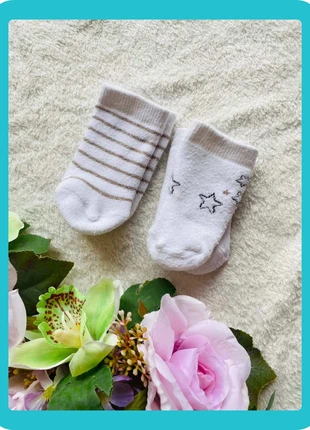 Lot de 2 paires de chaussettes naissance 0-3 mois chaudes, marca: TEX, estado: Bueno, tamaño: 13-15, 1,50 €, 2,28 € Protección al comprador Pro incluida
