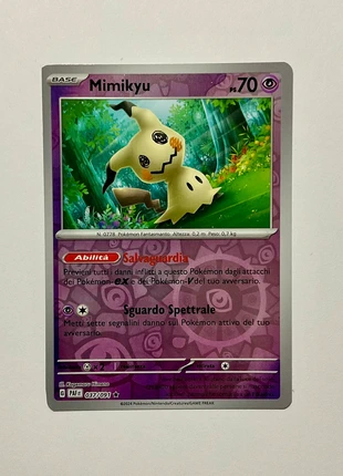 Mimikyu - PAF 37/91 - Destino di Paldea - ita - rara reverse - Himeno, marca: Pokémon, estado: Muy bueno, 4,95 €, 5,90 € Protección al comprador incluida