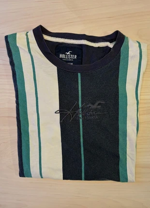 T-shirt rayé Hollister, marque: Hollister, état: Bon état, taille: M, 2,00 €, 2,80 € Protection acheteurs incluse