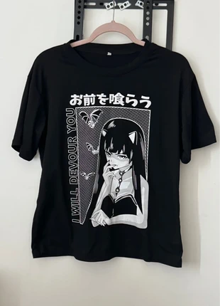 Black anime gothic girl t-shirt t-shirt noir style gothique, marca: COQUETTE, estado: Muy bueno, tamaño: M / 38 / 10, 7,00 €, 8,05 € Protección al comprador incluida
