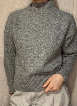 Pull col montant oversize Gris, marke: H&M, zustand: Sehr gut, größe: XS / 34 / 6, 9,00 €, 10,15 € inklusive Vinted-Käuferschutz