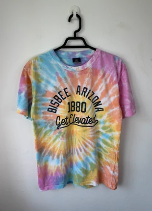 MV Sport Bisbee Arizona Tie Dye T-shirt Men’s Multicoloured Print Top, brand: MV Sport, condition: Good, size: S, £5.00, £5.95 includes Buyer Protection Pro