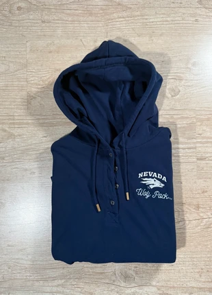 Pull/ Sweat à capuche bleu marine à bouton Champion - taille L femme, marque: Champion, état: Très bon état, taille: L / 40 / 12, 15,00 €, 16,45 € Protection acheteurs (Pro) incluse