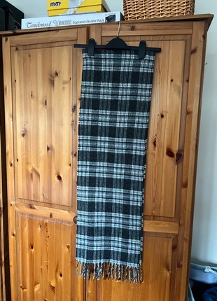 Part Two grey checked scarf wool scarf, brand: PART TWO, condition: Very good, £12.00, £13.30 includes Buyer Protection