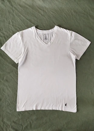 t-shirt POLO Ralph Lauren blanc, logo bleu situé en bas a gauche, très bonne état, 100%coton, brand: Ralph Lauren, condition: Very good, size: M, €19.90, €21.60 includes Buyer Protection