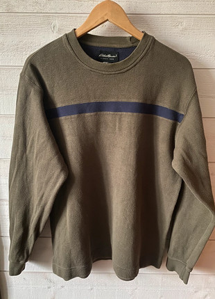 Pull col rond Eddie Bauer homme S kaki, brand: Eddie Bauer, condition: Very good, size: S, 8.80 €, 9.94 € includes Buyer Protection
