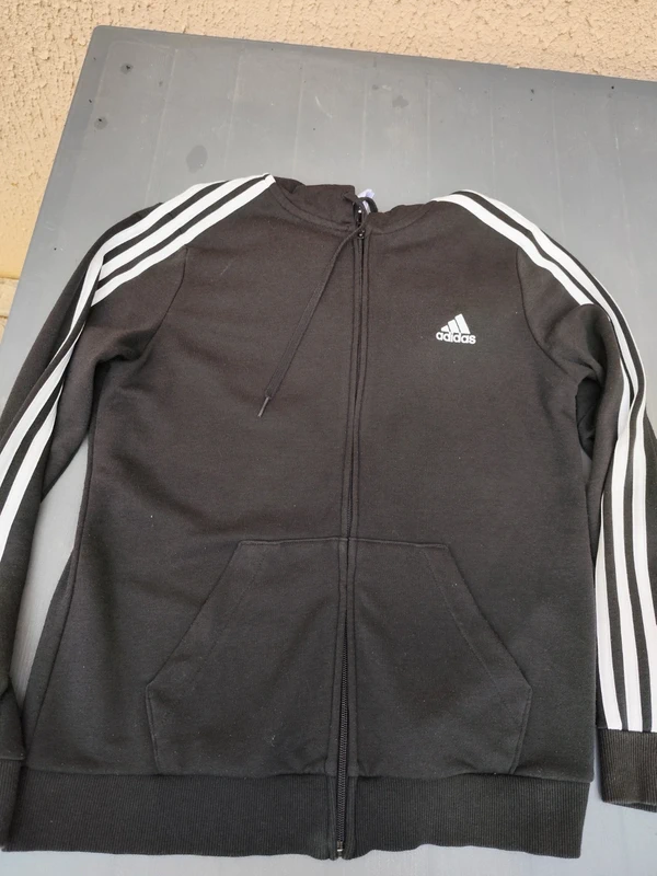 Veste zippée Adidas noire taille 40/42 - photo numéro 4