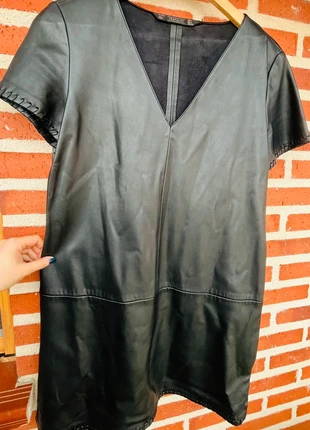 Vestido piel Zara, marque: Zara, état: Satisfaisant, taille: L / 40 / 12, 5,00 €, 5,95 € Protection acheteurs incluse