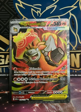 Méga Camérupt ex 156/132, brand: Pokémon, condition: Very good, €7.00, €8.05 includes Buyer Protection
