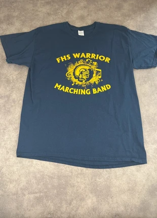 T-Shirt Bleu Marine Vintage FHS Warrior Taille L, merk: Vintage Dressing, staat: Heel goed, maat: L, € 6,00, € 7,00 inclusief Kopersbescherming Pro
