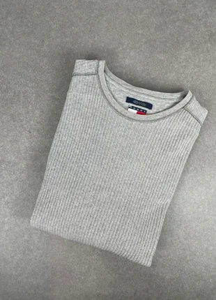 Pull Tommy Hilfiger vintage homme gris logo brodé taille XL, marca: Tommy Hilfiger, estado: Bom, tamanho: XL, €13.00, €14.35 inclui Proteção do Comprador Pro