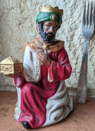 grand personnage crèche roi mage 17 cm numéro 2, condition: Very good, €8.00, €9.10 includes Buyer Protection