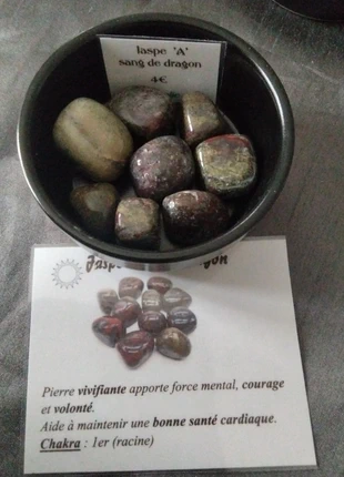 Jaspe sang de dragon, brand: Pierre, condition: New without tags, €4.00, €4.90 includes Buyer Protection Pro