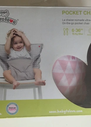 Chaise nomade (chaise haute) - Pocket chair, brand: BabyToLove, condizioni: Ottime, €5.00, €5.95 include la Protezione acquisti