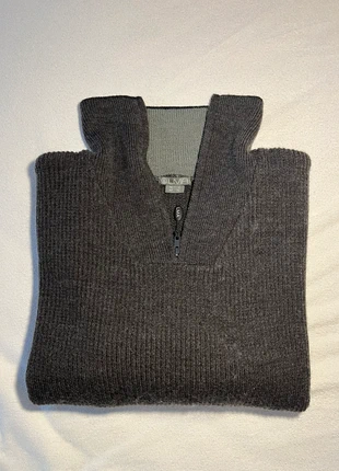 Pull laine gris/noir, col en triangle/entonnoir, XL, marque: LMA, état: Très bon état, taille: XL, 14,89 €, 16,33 € Protection acheteurs incluse