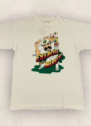 Vintage 90s USA Mervyn Hughes Australia cricket team Olympic sports graphic t-shirt, brand: American Vintage, condition: Good, size: M, £30.00, £32.20 includes Buyer Protection Pro