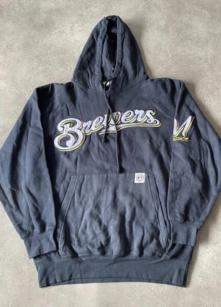Stitches Milwaukee Brewers Hoodie Mens Medium MLB Baseball Sweatshirt, Navy, brand: stitches, condition: Very good, size: M, £25.00, £26.95 includes Buyer Protection Pro