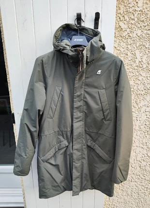 Manteau long parka fourré polaire K-way Rémi ripstop marmotta kaki taille S mixte, marque: K-Way, état: Bon état, taille: S, 149,00 €, 157,15 € Protection acheteurs incluse