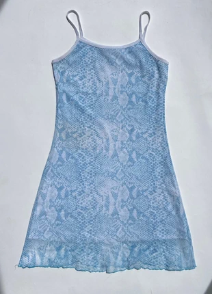 Robe vintage en mesh imprimé serpent, brand: Vintage, condition: Good, size: XS / 34 / 6, €22.00, €23.80 includes Buyer Protection