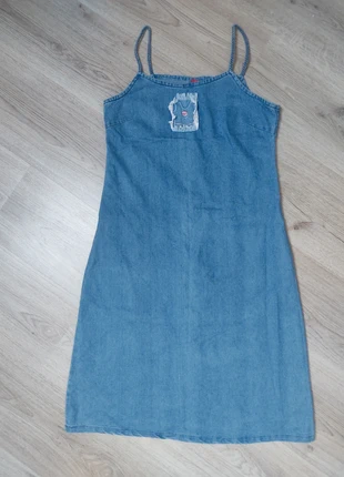 Robe en jean vintage 90s coquette intemporelle, marca: Vintage, estado: Muy bueno, tamaño: M / 38 / 10, 12,00 €, 13,30 € Protección al comprador incluida