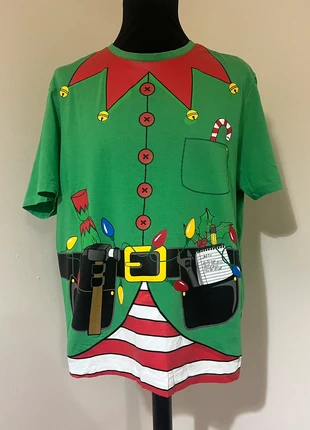 F&F Christmas Elf T-Shirt - UK XL, brand: F&F, condition: Very good, size: XL, £4.50, £5.43 includes Buyer Protection