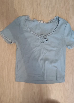 Blue shirt with lace, brand: Terranova, condition: New with tags, size: M / 38 / 10, €5.00, €5.95 includes Buyer Protection