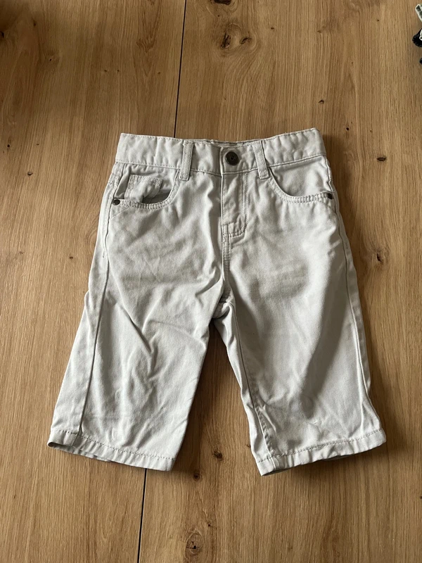 Short bermuda jeans gris