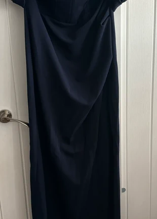 Macey blue off shoulder quiz dress, brand: Quiz, condition: Very good, size: XL / 14, £5.00, £5.95 includes Buyer Protection