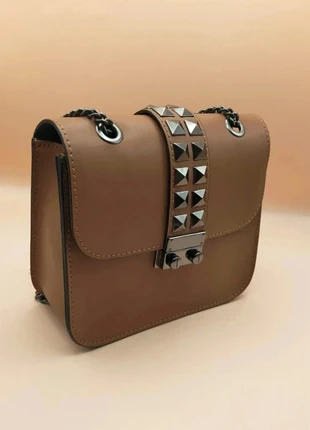 Sac à main en cuir fabriqué en Italie, cuir, marron, The Genuine Leather, brand: The Genuine Leather, condizioni: Nuovo senza cartellino, €30.00, €32.20 include la Protezione acquisti