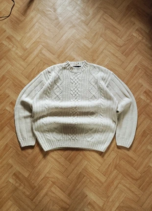 Sweat pull vintage effet laine jules blanc taille XL, brand: Vintage Dressing, condition: Very good, size: XL, €18.00, €19.60 includes Buyer Protection
