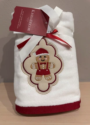 2 Handtücher Weihnachten Noel Christmas Dekoration TKMaxx Lebkuchenmann, merk: Kassadecor, staat: Nieuw met prijskaartje, € 22,00, € 23,80 inclusief Kopersbescherming