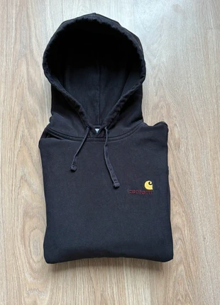 Sweat à capuche Noir carhartt American script, marque: Carhartt, état: Très bon état, taille: L, 37,00 €, 39,55 € Protection acheteurs incluse