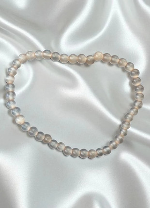 Bracelet en pierre naturelle – Pierre de Lune 4 mm, brand: Pierre naturelle, condizioni: Ottime, €4.00, €4.90 include la Protezione acquisti