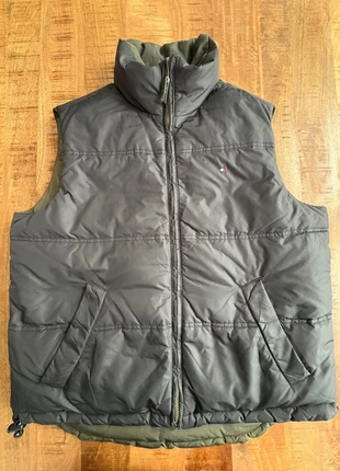 Veste Doudoune Sans Manches Tommy Hilfiger Réversible | Taille M | Noir/Kaki, merk: Tommy Hilfiger, staat: Heel goed, maat: M, € 20,00, € 21,70 inclusief Kopersbescherming