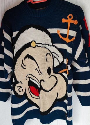 Pull Vintage Tenue de Soirée Popeye, marke: Tenue de Soirée, zustand: Sehr gut, größe: M, 30,00 €, 32,20 € beinhaltet Vinted-Käuferschutz Pro