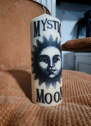 Bougie Mystic moon gothic alternative witchy curiosité, merk: Fabrication Artisanale, staat: Nieuw zonder prijskaartje, € 12,00, € 13,30 inclusief Kopersbescherming