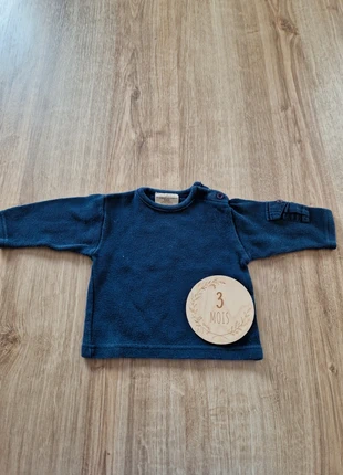 Jolie pull bleu marine - 3 mois, marke: Du Pareil au Même, zustand: Sehr gut, größe: 3-6 Monate / 62, 2,00 €, 2,80 € inklusive Vinted-Käuferschutz