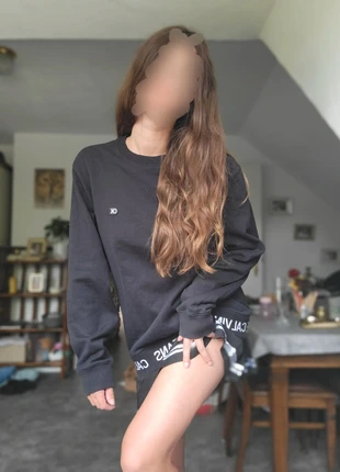 Lässiger Allblack Calvin Klein Sweater Unisex Pullover, marque: Calvin Klein, état: Très bon état, taille: M / 38 / 10, 59,56 €, 63,24 € Protection acheteurs incluse
