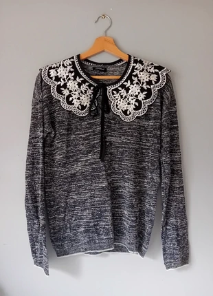 Pull gris avec col Claudine vintage taille M 38, marque: KOOKAÏ, état: Très bon état, taille: M / 38 / 10, 15,00 €, 16,45 € Protection acheteurs incluse