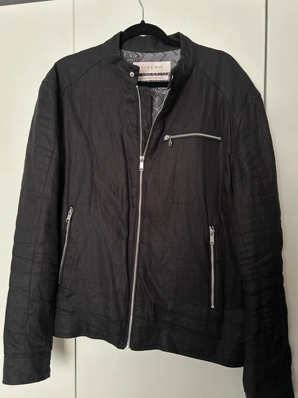 Zara Man leichte Jacke Gr. XL schwarz