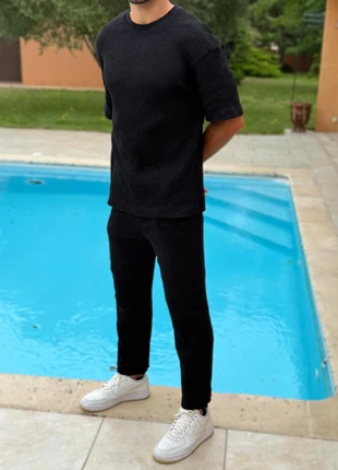 💥 Ensemble élégant homme Zara noir côtelé 💥, marca: Zara, estado: Muito bom, tamanho: M, €69.00, €73.15 inclui Proteção do Comprador Pro