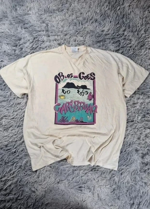 T-shirt vintage OB-92 “Goes to the Caribbean” Hanes Beefy-T USA Tour 92 90s XL, marque: Vintage Dressing, état: Très bon état, taille: XL, 25,00 €, 26,95 € Protection acheteurs (Pro) incluse