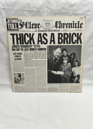 Jethro Tull Thick as a Brick (Chrysalis España, LP Vinilo 1972, Edición Periódico), condizioni: Ottime, €25.00, €26.95 include la Protezione acquisti