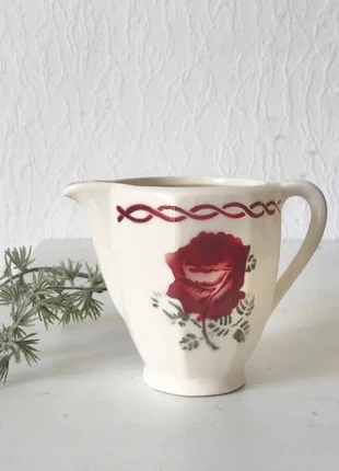 Petit Pot à lait en faïence française Badonviller vintage, marca: Badonviller, estado: Muito bom, €13.00, €14.35 inclui Proteção do Comprador Pro