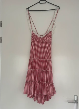 Coquette gingham open back dress, marca: COQUETTE, estado: Novo sem etiquetas, tamanho: S / 36 / 8, €20.00, €21.70 inclui Proteção do Comprador