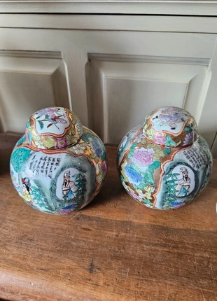 Vintage Chinese gemberpotten, marque: Vintage, état: Très bon état, 20,00 €, 21,70 € Protection acheteurs incluse