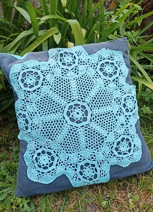 Housse de coussin en tissus anciens, marca: Unique, estado: Novo sem etiquetas, tamanho: 50 x 50 cm, €25.00, €26.95 inclui Proteção do Comprador