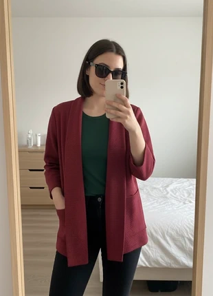 Blazer donna casual-elegante colore bordeaux, état: Neuf sans étiquette, taille: Taille unique, 10,00 €, 11,20 € Protection acheteurs incluse